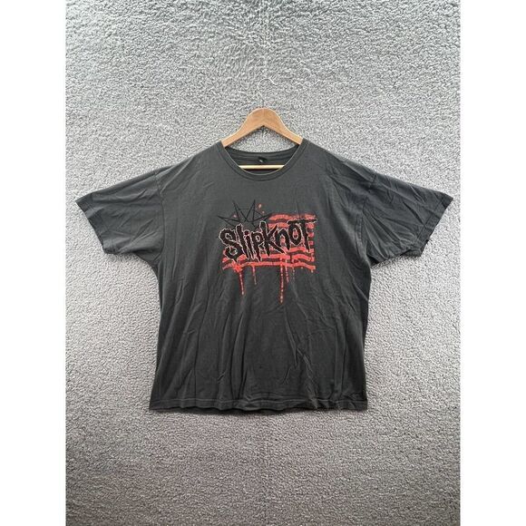 Slipknot Flag Summer's Last Stand Tour 2015 Gray T-Shirt Size XXL - Picture 1 of 4